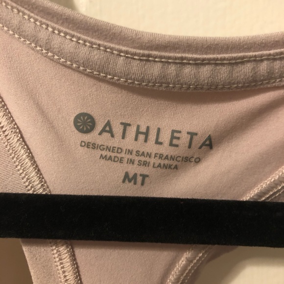 Pink Athleta Racerback Tank Top - Picture 3 of 3